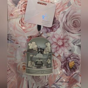 Disney 100 Ornament Black and White plane scene